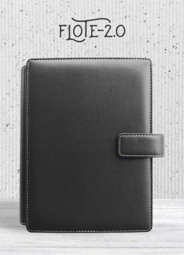 Flote 2.0 | Fine Leather Padded Multipurpose Spiral Diary - The Next Version of Flote with much Smarter & Flawless Functions
