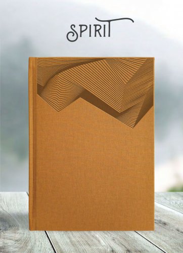 Spirit | Linen Textured Dynamic Patterned Diary | Modern Daily Activity Note Keeping Book | Multipurpose Journal