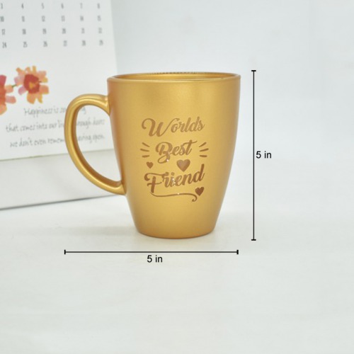 Coffee Mug with Engraving Gold for Corporate | Mug for Valentine's Day, Birthday Gift, Anniversary Gift and All Occasions