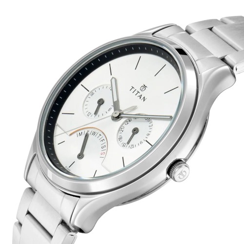 Work wear Watch with Silver Dial & Stainless Steel Strap Men's Watch | 1803SM01 |