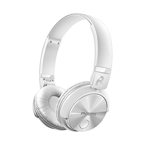 Philips SHB3060BK Bluetooth Headphones (White)