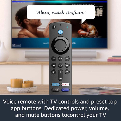 Fire TV Stick (3rd Gen, 2021) with all-new Alexa Voice Remote (includes TV and app controls) | HD streaming device | 2021 release