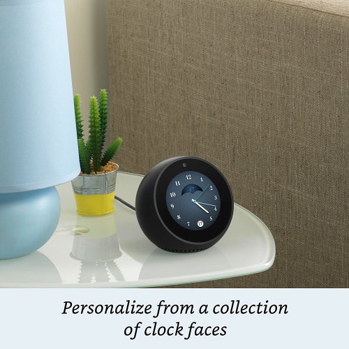 Echo Spot – Smart Alarm Clock with Alexa – Black
