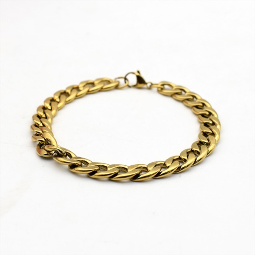Gold Plated Bracelet For Men  | Chain Bracelet for Men and Boys.