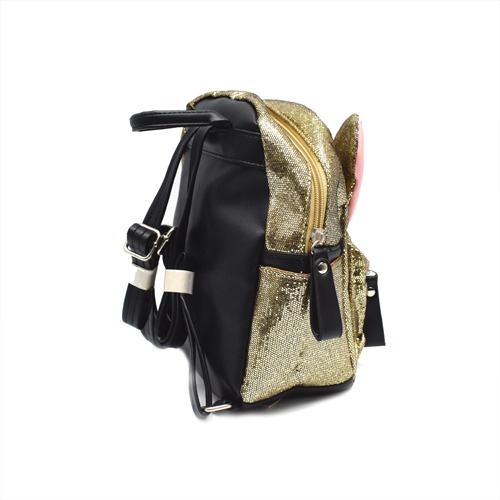 Golden Glitter Back Pack Mini | Party Casual Travel Backpacks for school college party outing