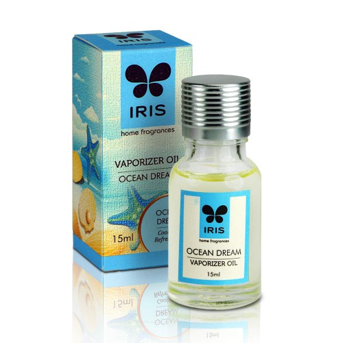 IRIS Ocean Dream Vaporiser 15ml Oil IRIS  Reed Diffuser  | Toxin-Free |  Fine-Living Fragrance | Aromachology | Mood Enhancer