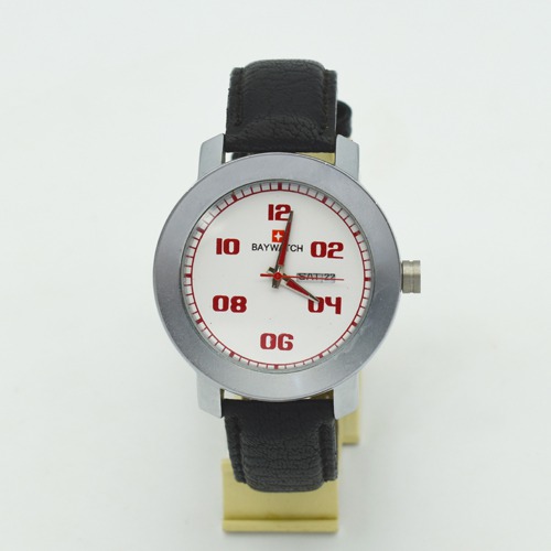 Baywatch White Dial Brown Leather Strap Men's Watch | 111066156