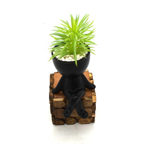 Plastic Artificial Plants With Pot, Indoor Artificial Plants With Pot For Desk Or Home Decoration, Artificial Green Plants for Decor, Home, Office, and Decoration