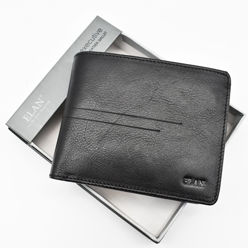 Elan Classic Leather Card Wallet With Flap | Wallets Men Leather | Men's Wallet