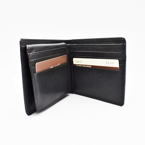 Elan Classic Leather Card Wallet With Flap | Wallets Men Leather | Men's Wallet