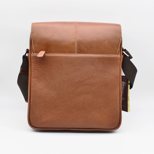 Leather Sling Cross Body Travel Office Business Messenger One Side Shoulder Bag for Men