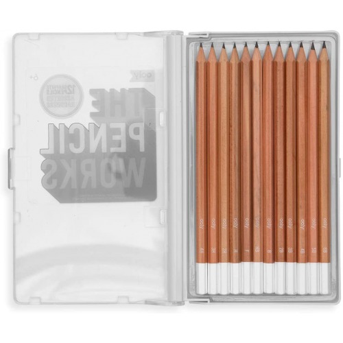 Ooly Graphite Pencils | Set of 12 | Drawing Art Sketch Graphite Pencils Box