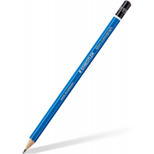 Staedtler Mars Lumograph Drawing Pencil for Design and Drafting - Pack of 12 | Drawing Or Sketch Pencils