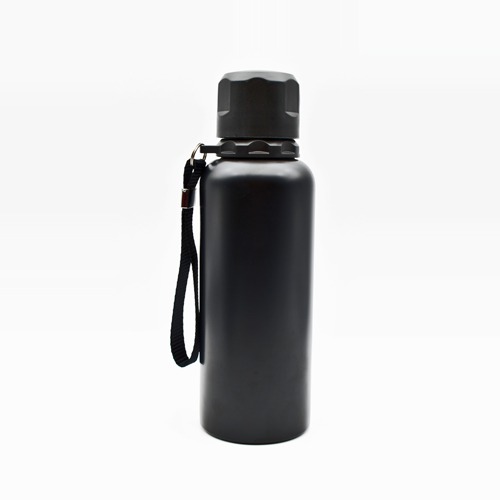 Black Vacuum Bottle Temperature Water Bottle Thermos, Double Wall Vacuum Intelligent Cup