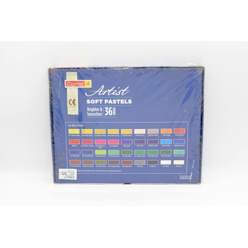Camel Soft Pastels | 36 Shades | 36 Assorted Shades| Multicolour