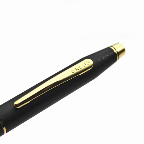 Cross Classic Century Black Rollerball Pen with Gold Plated Appointments  |  Premium Ball Pens | Pens For Office Use