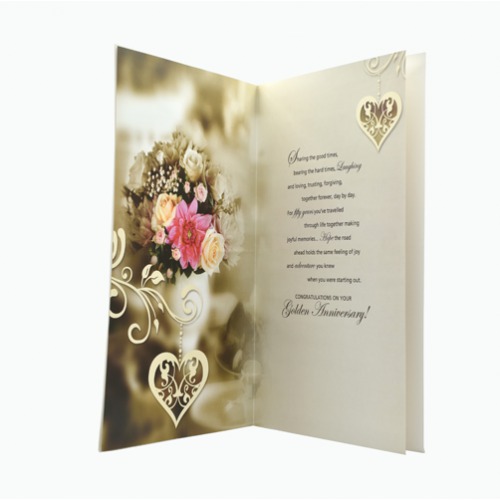 Congratulations On Your 50th Years Of Togetherness | Greeting Card