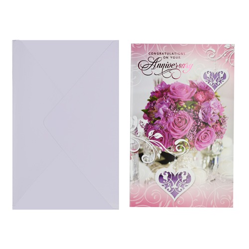 Congratulations On Your Anniversary  Card| Greeting Card