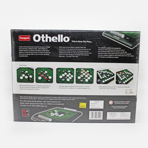 Funskool Games - Othello, Strategy game, Portable classic travel game for kids, adults