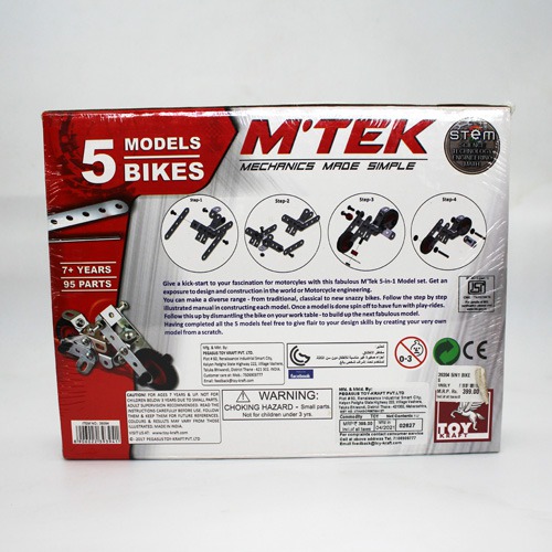 Mechanics Toys for Boys Girls, Mechanic Set, Birthday Gift for Boys Girls|  5 in 1 Bikes