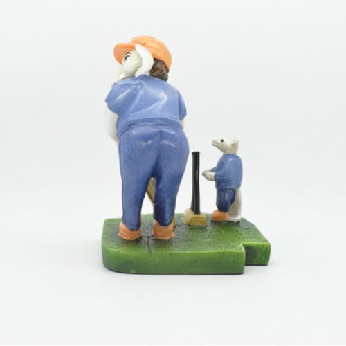 Polyester Ganesha Playing Cricket  for Home Décor