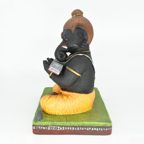 Lord Ganesha Reading a Book Idol 12 inch  For Home & Office Decor