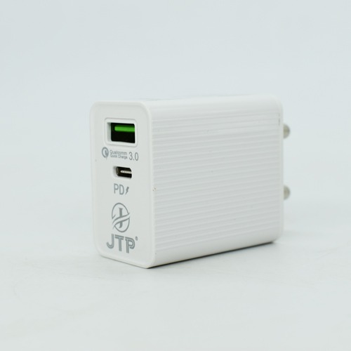 20  Watts/3.0 Amps 2-Port USB (Type-A) Wall Charging Adopter with Cable (Fast Charging Capability