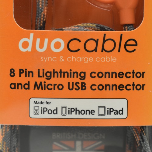 Boompods Duo Lighting  and USB