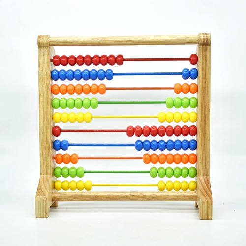 Giggles - Abacus, Multicolour Wooden Educational Toy, Early Math Skills, 3 Years