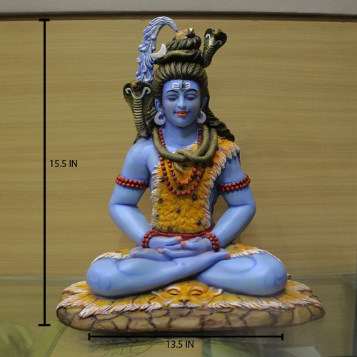 Fiber Shiva Murti for Home & Office Temple I Living Room I Car Dashboard I Mahadev I Bholenath