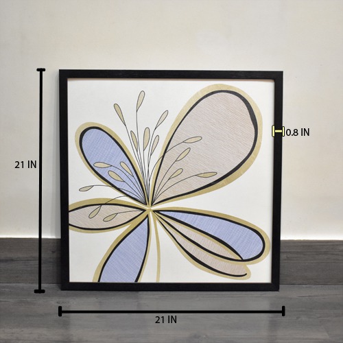 Framed Canvas Painting - Beautiful Flower Floral Art Wall Painting for Living Room, Bedroom,