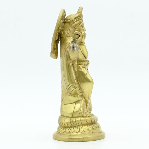 Radha Krishana Standing Brass Idol, Yellow Colour , Brass Idol| Radha Krishan| Krishna| Radha| Standing Idol