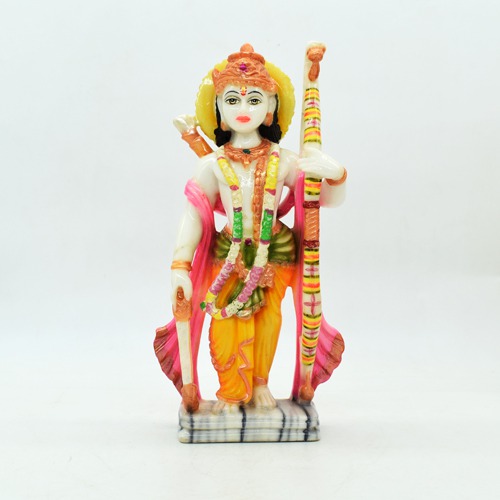Fiber Ram Darbar Murti for Home Temple Hindu Religious Idols Ram Sita Laxman Hanuman Statue Puja Diwali Decoration Items