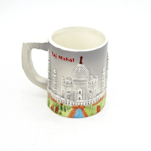 Taj Mahal Printed Ceramic Coffee mug | India Flag