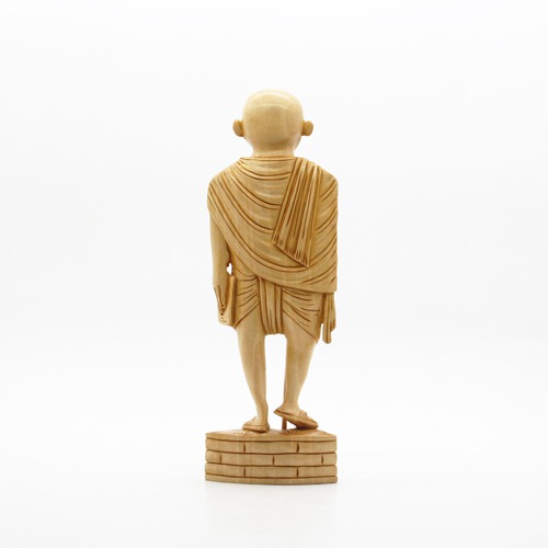 Wooden Mahatma Gandhi Statue 8 Inch Decorative Showpiece