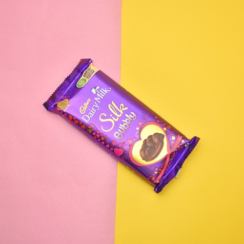Cadbury Dairy Milk Silk Bubbly Chocolate Bar| 120 g