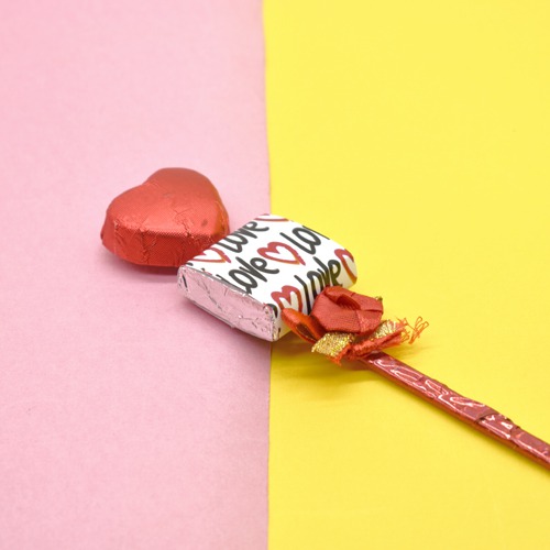 Chocolate Heart Shape  Lollipop