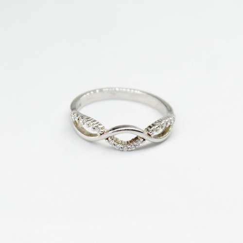 Double Wave Diamond Ring | Ring for Women and Girls/Gift
