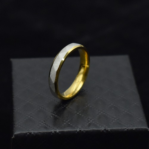 Dual Tone Silver And Gold Plated Ring For Men | Men's Ring | Gift For Men