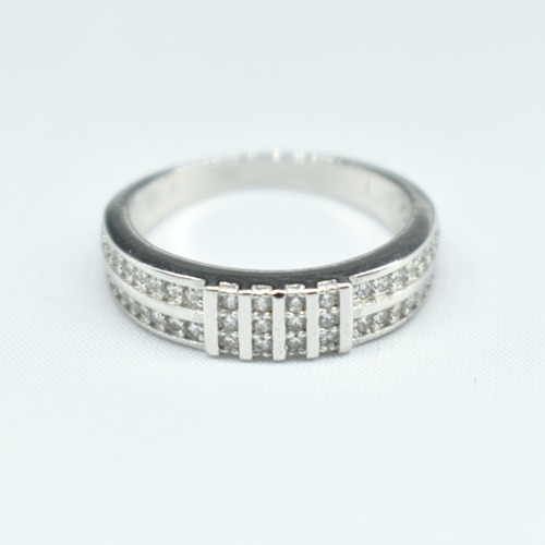 Sterling Silver Diamond Ring For Men | Men's Ring