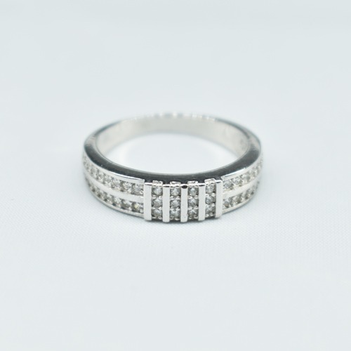 Sterling Silver Diamond Ring For Men | Men's Ring