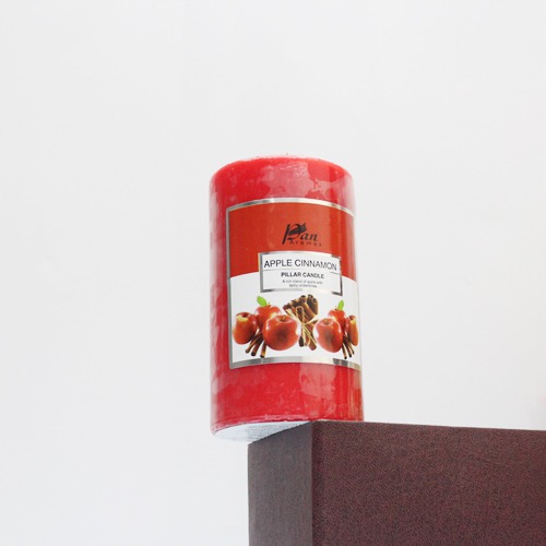 Scented Pillar candle| Apple Cinnamon Pillar| Pan Aromas