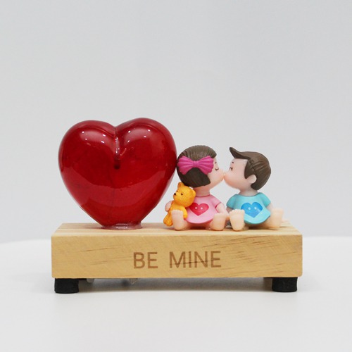 Be Mine| Deep lovers Kissing Couple With Heart And Lights
