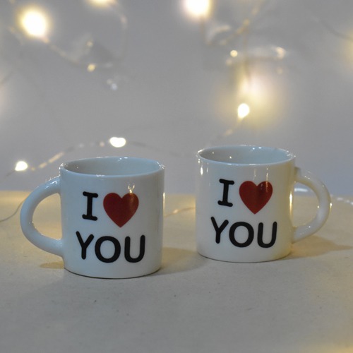 'I Love You ' Printed Couple Mug