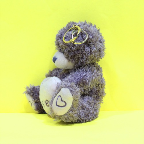 Beautiful Teddy Bear Key Chain| Soft Toy | Soft Toys Polyester Teddy Bear Key Ring Keychain for Girls Bag Scooty Bike Car Keys