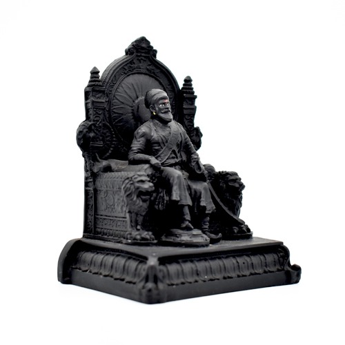 Chhtrapati Shivaji Maharaj on Sighasan with Sword