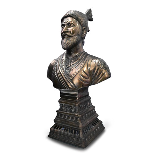 Gun Metal Copper Chhatrapti Shivaji Maharaj Idol