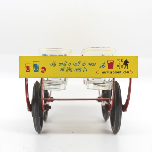 Ek Do Dhai Rangeela Cart with Shot Glass