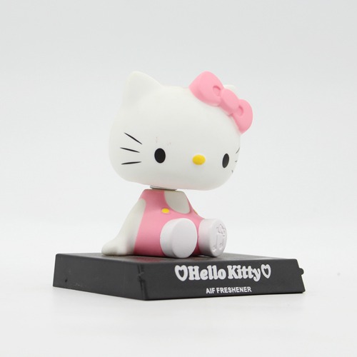 hello Kitty Pink Figure Bobble Head with Mobile Holder
