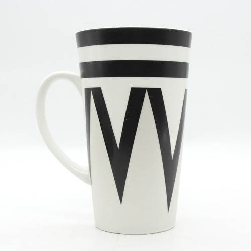 Milk Mug Large Monochrome Ceramic Mug